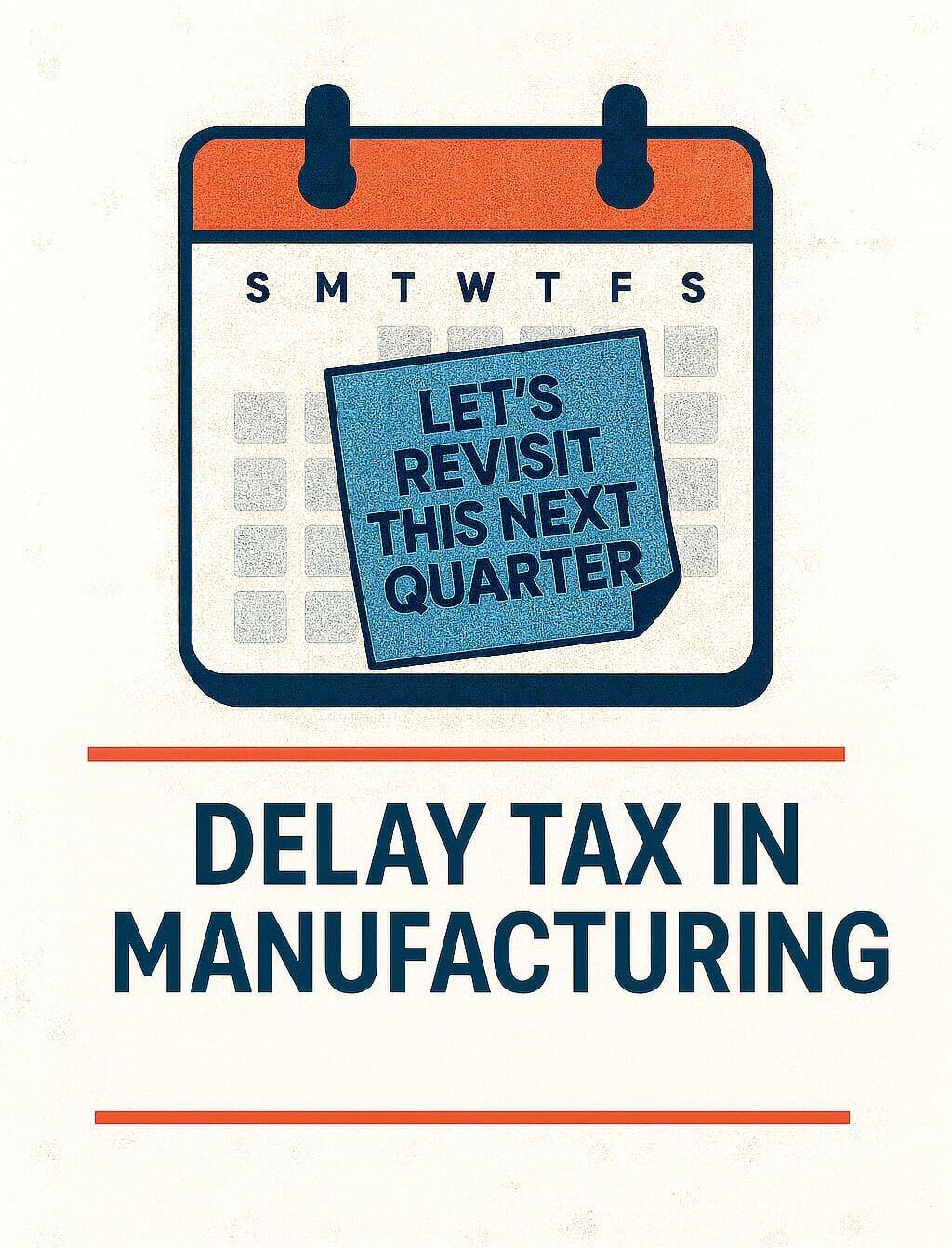"Let’s Revisit This Next Quarter"- The Hidden Cost of Inaction in Manufacturing Technology